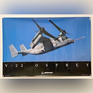 1998 Boeing V22 Osprey Military Aircraft Poster from Erik Hildebrandt photo